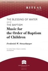 Music for the Order of Baptism of Children Unison/Mixed choral sheet music cover